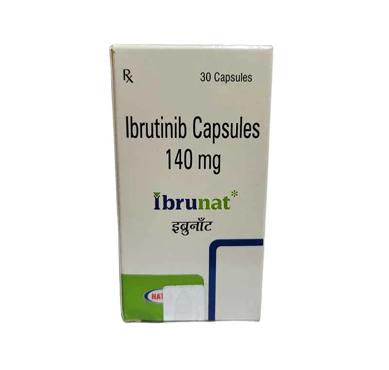 Ibrunat - Ibrutinib 140mg 30 Capsules (Imbruvica) - Anticancer Medication