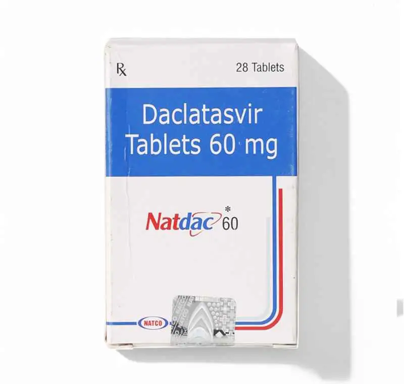 Natdac - Daclatasvir 60mg 28 Tablets (Daklinza) - Antiviral Medication