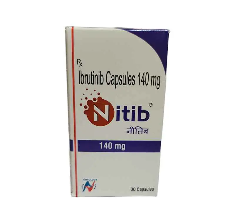Nitib - Ibrutinib 140mg 30 Capsules (Imbruvica) - Anticancer Medication