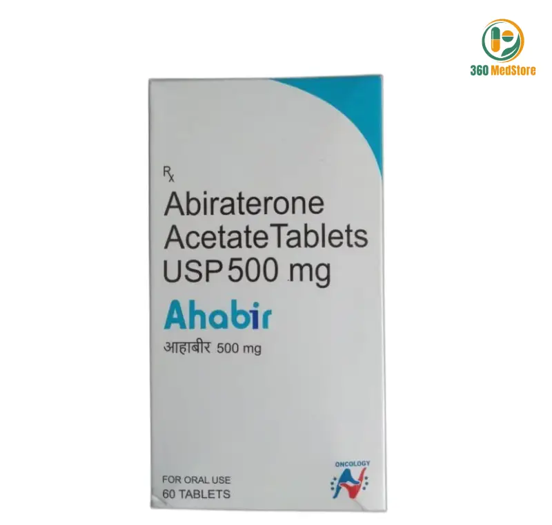 Ahabir - Abiraterone Acetate 500mg 120 Tablets (Zytiga) - Anticancer Medication