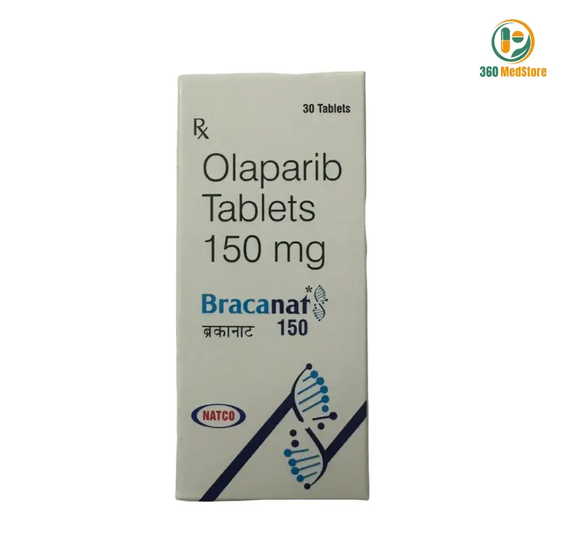 Bracanat - Olaparib 150mg 30 Tablets (Lynparza) Anticancer Medication