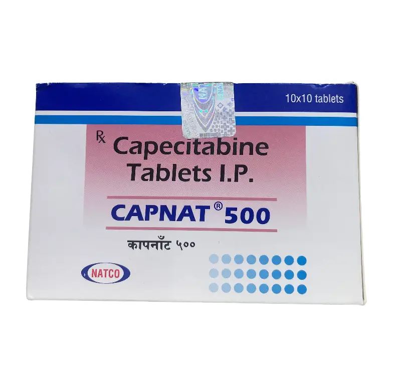 Capnat - Capecitabine 500mg 100 Tablets (Xeloda) - Anticancer Medication
