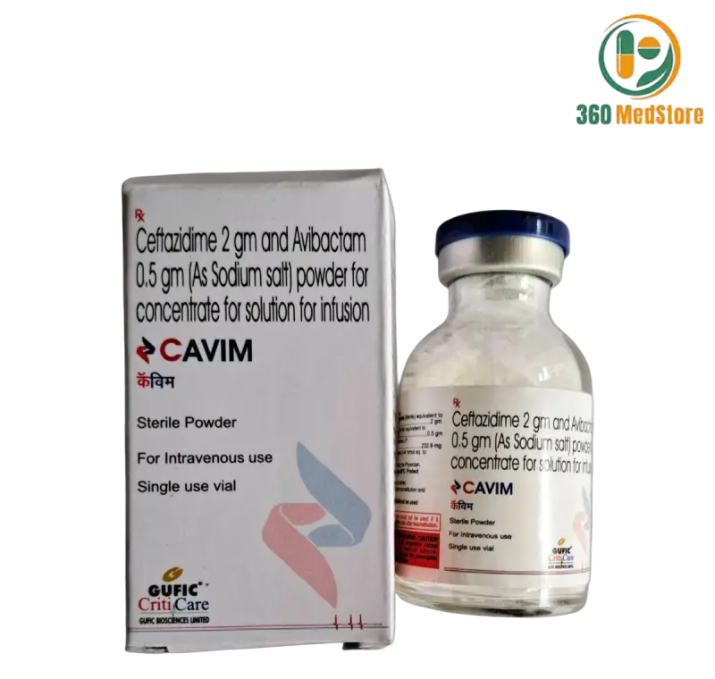 Cavim - Ceftazidime 2000mg and Avibactam 500mg Injection