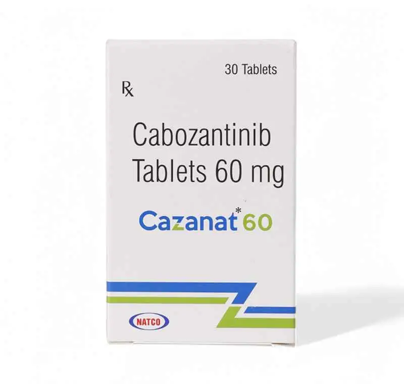 Cazanat - Cabozantinib 60mg 30 Tablets (Cometriq) - Anticancer Medication
