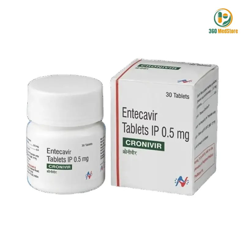 Cronivir - Entecavir 0.5mg 30 Tablets (Baraclude) - Antiviral Medication