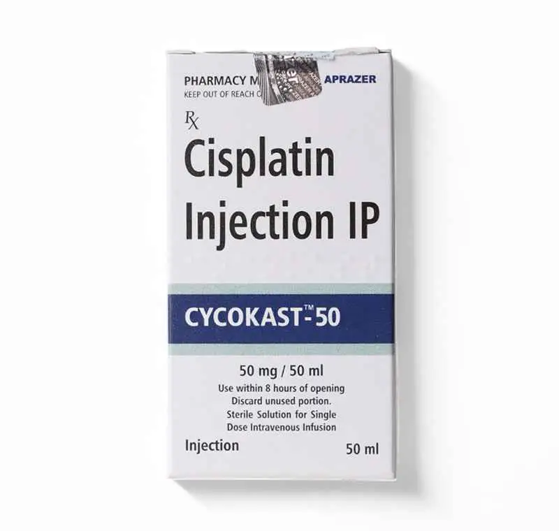 Cycokast - Cisplatin 50 mg Injection (Platinol) - Anticancer Medication