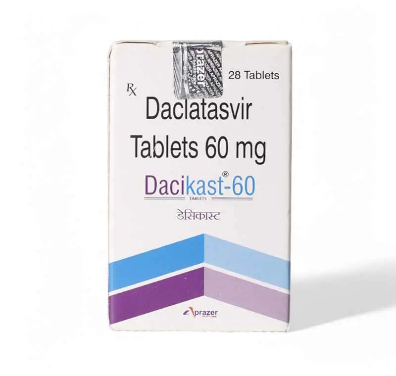 Dacikast - Daclatasvir 60mg 28 Tablets (Daklinza) - Antiviral Medication