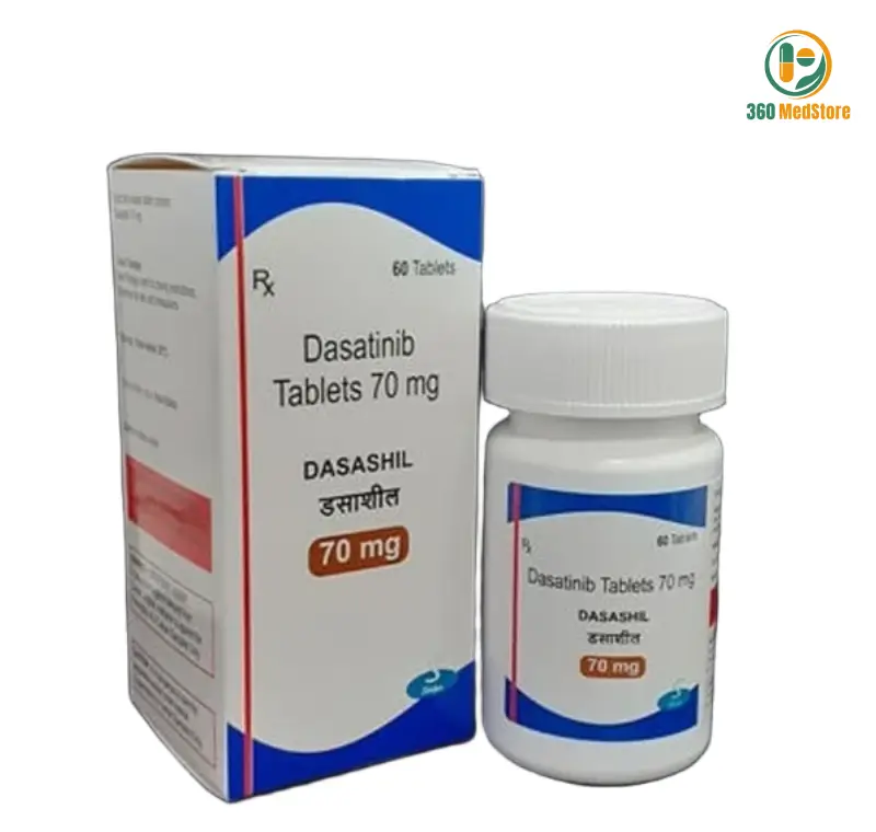 Dasashil - Dasatinib 70mg 60 Tablets (Sprycel) - Anticancer Medication