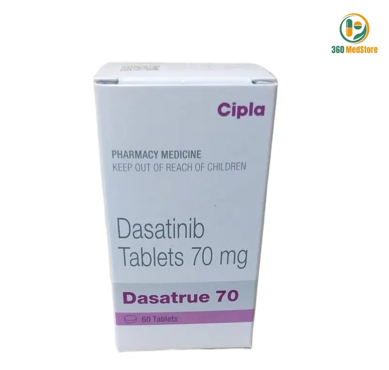 Dasatrue - Dasatinib 70mg 60 Tablets (Sprycel) - Anticancer Medication