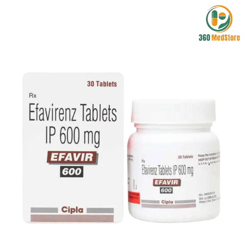 Efavir 600 – Efavirenz 600mg 30 Tablets (Sustiva) - Antiretroviral Medication