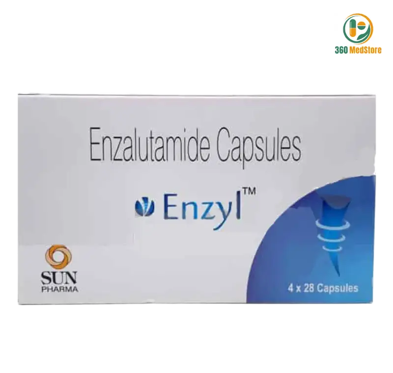 Enzyl - Enzalutamide 40mg 112 Capsules (Xtandi) - Anticancer Medication