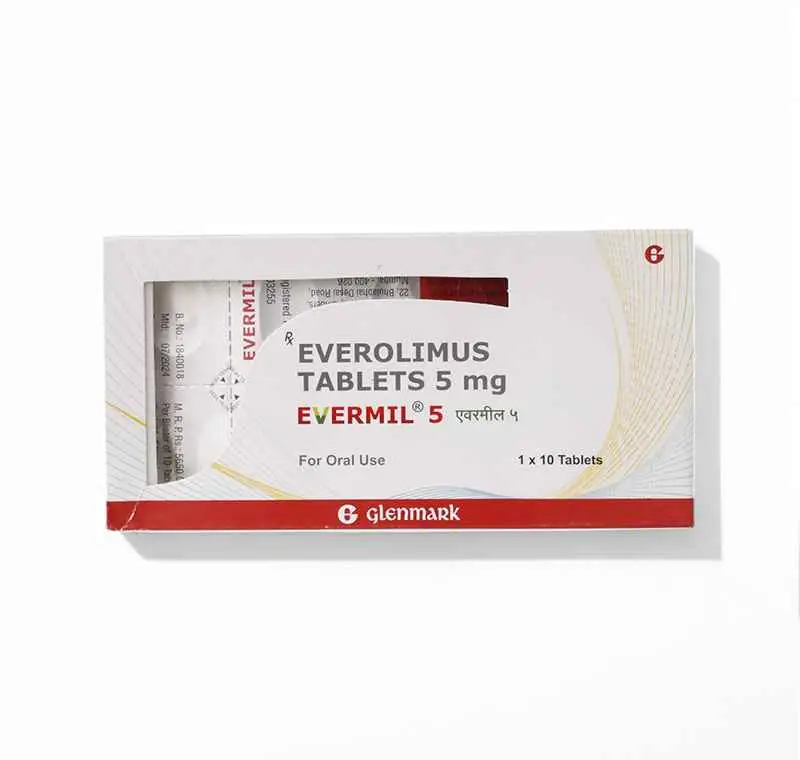 Evermil – Everolimus 5mg 10 Tablets (Afinitor) - Anticancer Medication