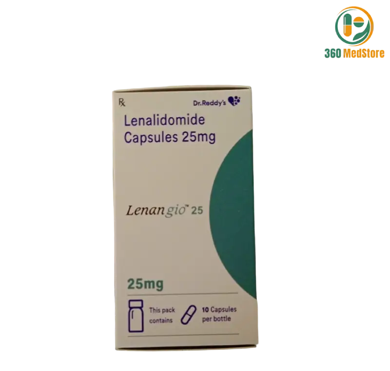 Lenangio - Lenalidomide 25mg 10 Capsules (Revlimid) - Anticancer Medication