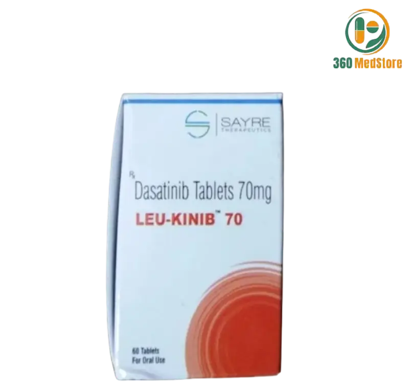 Leu Kinib - Dasatinib 70mg 60 Tablets (Sprycel) - Anticancer Medication
