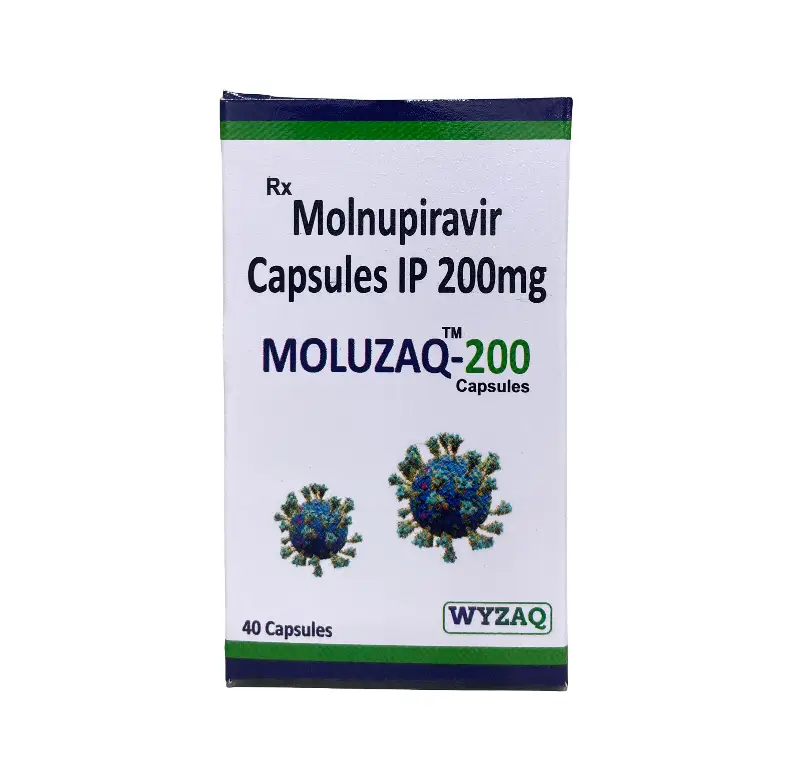 Moluzaq - Molnupiravir 200mg 40 Capsules (Lagevrio) - Antiviral Medication