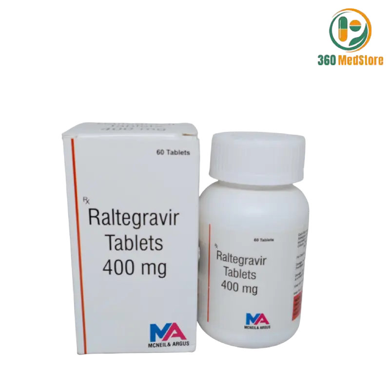 Raltegravir 400mg 60 Tablets (Isentress) - Antiretroviral Medication
