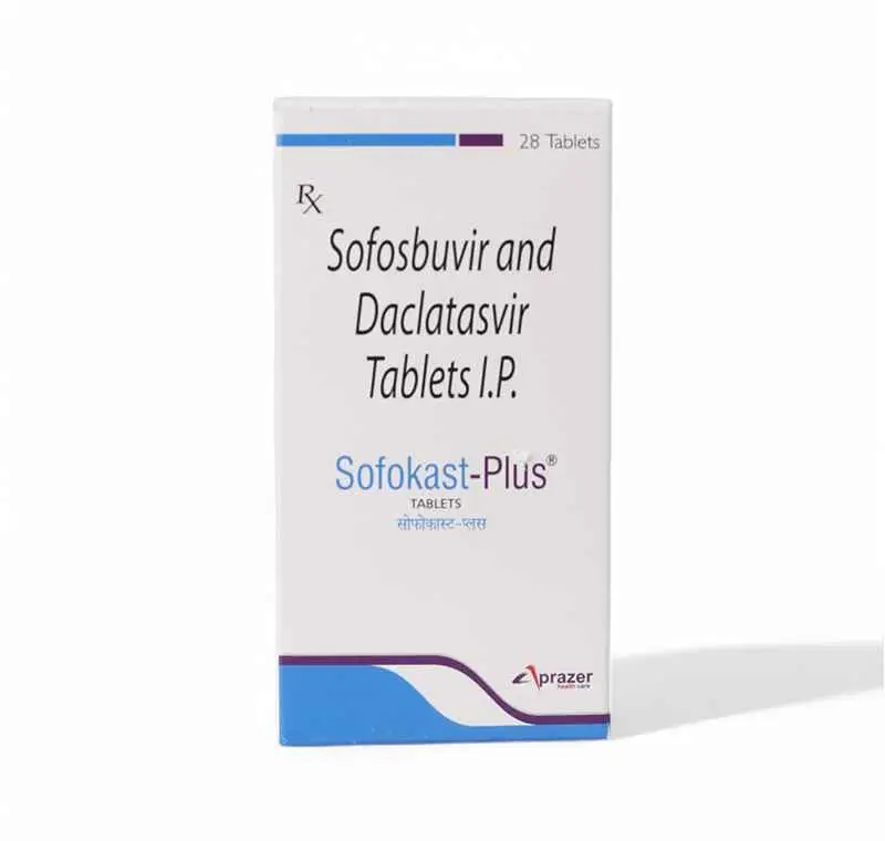 Sofokast Plus - Sofosbuvir 400 mg and Daclatasvir 60 mg 28 Tablets (Darvoni) - Antiviral Medication