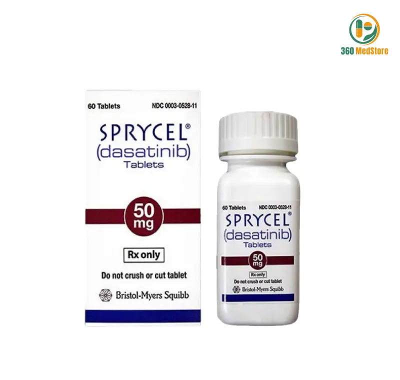 Sprycel - Dasatinib 50mg 60 Tablets - Anticancer Medication