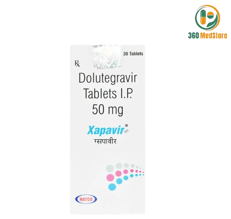 Xapavir - Dolutegravir 50mg 30 Tablets (Tivicay) Antiretroviral Medication