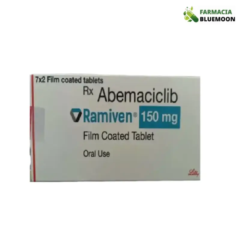 Abemaciclibe 150mg (Ramiven) x 14 Comprimidos - Medicamento Genérico para Câncer de mama metastático