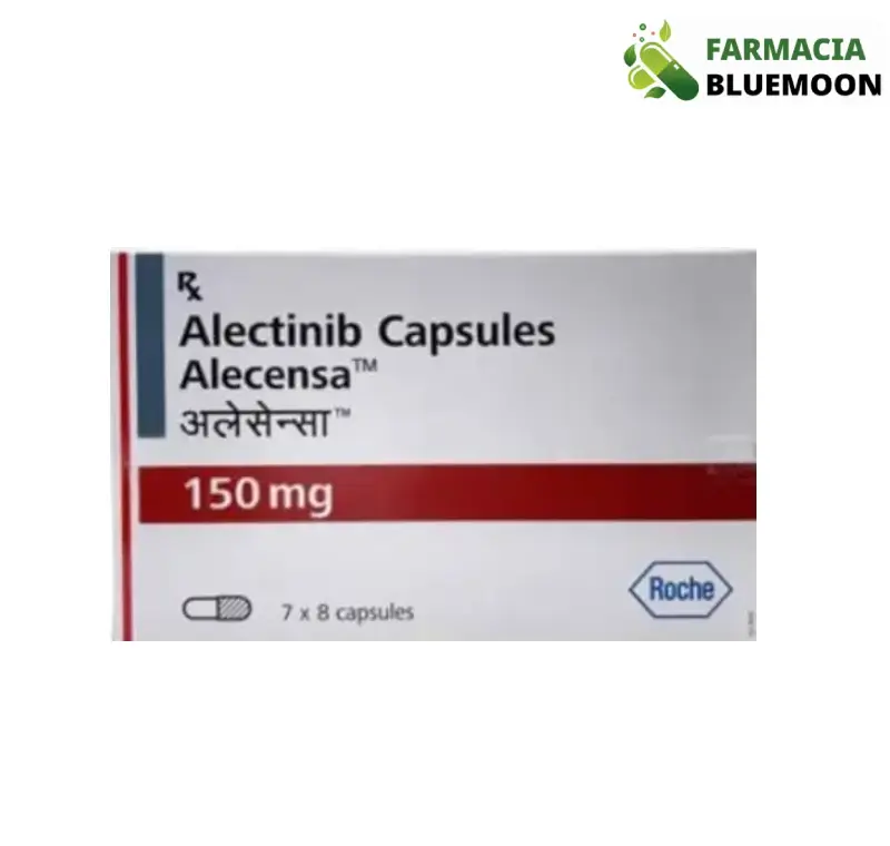 Alectinibe 150 mg (Alecensa) x 56 Cápsulas - Medicamento Genérico para Câncer de pulmão de células não pequenas (CPCNP)