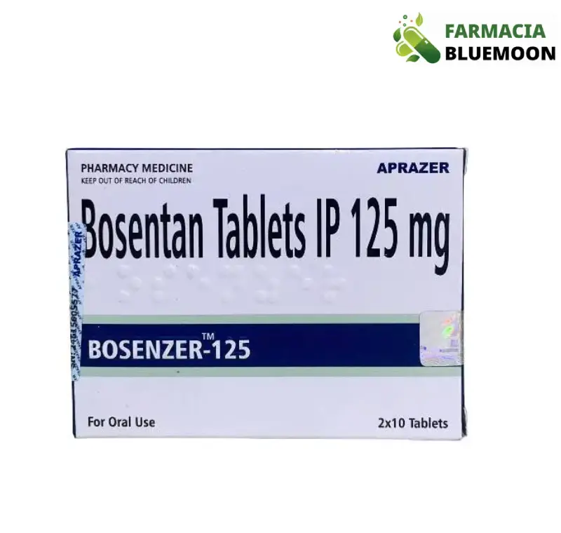 Bosentana 125mg (Bosenzer) x 30 Comprimidos - Medicamento Genérico para Hipertensão