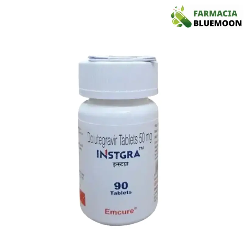 Dolutegravir 50 mg (Instgra) x 90 Comprimidos - Medicamento Genérico para Infecção por HIV-1