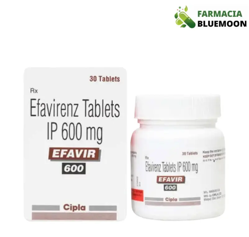 Efavirenz 600mg (Efavir) x 30 Comprimidos - Medicamento Genérico para Infecção por HIV