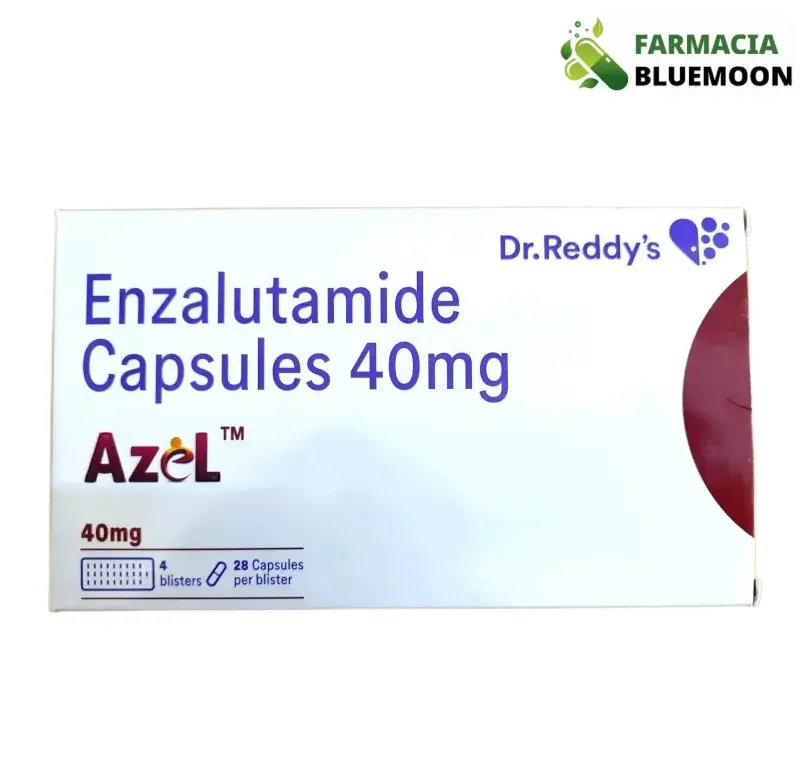 Enzalutamida 40mg (Azel) x 112 Cápsulas - Medicamento Genérico para Câncer de Próstata
