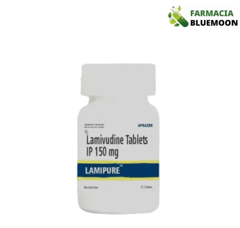 Lamivudina 150 mg (Lamipure) x 60 Comprimidos - Medicamento Genérico para Infecção Crônica por Hepatite B