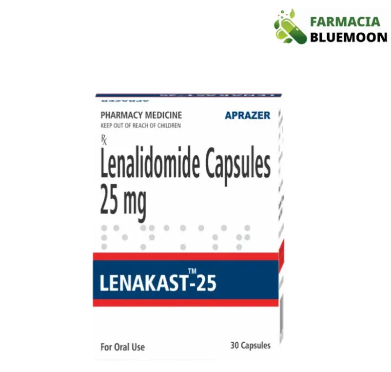 Lenalidomida 25 mg (Lenakast) x 30 Cápsulas - Medicamento Genérico para Mieloma múltiplo