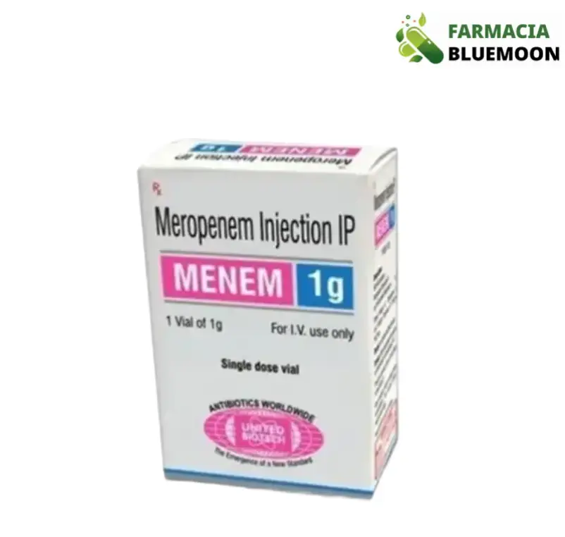 Meropenem 1 g (Menem) Injeção