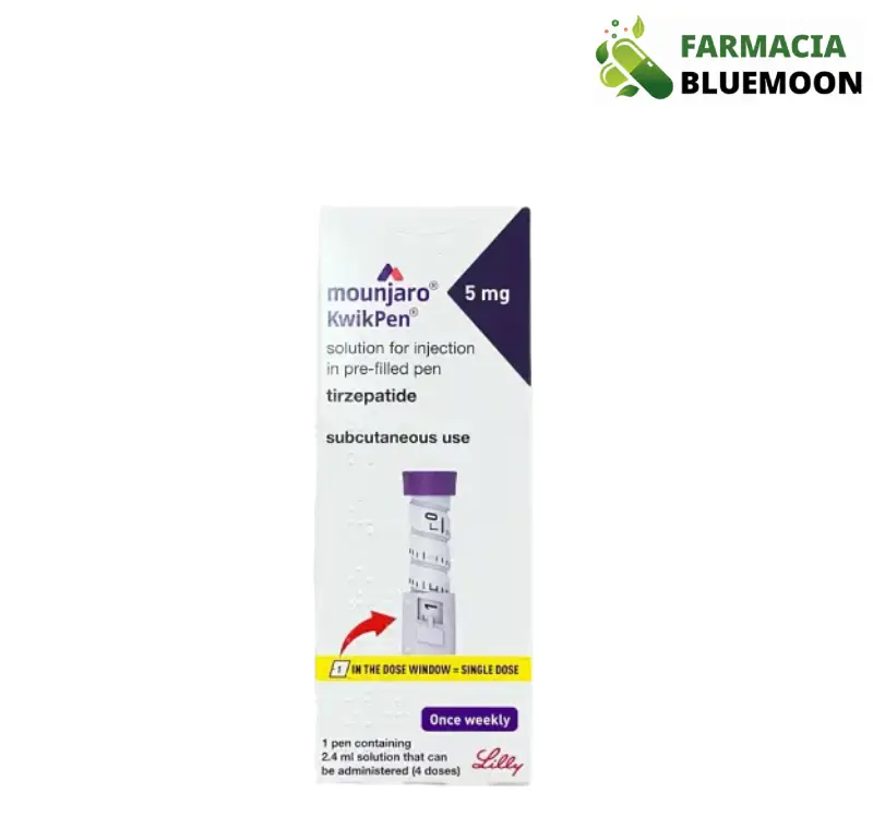 Mounjaro KwikPen (Tirzepatida 5 mg) - Medicamento Genérico para Diabetes Tipo 2 e Controle de Peso