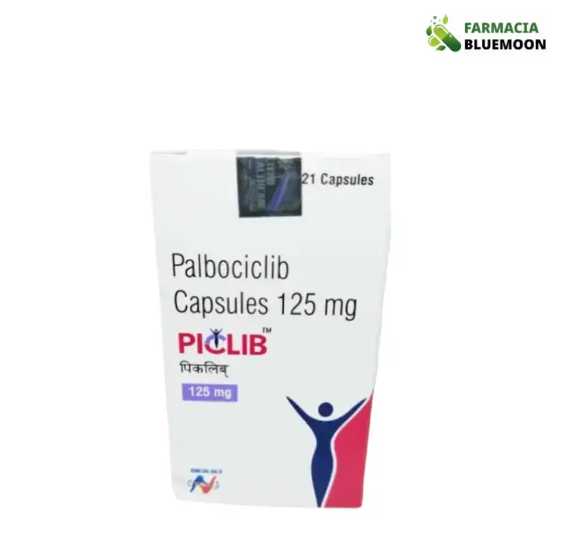 Palbociclib 125 mg (Piclib) x 21 Cápsulas - Medicamento Genérico para Câncer de mama metastático