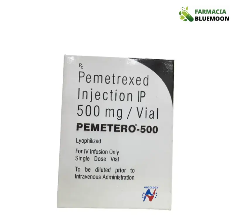 Pemetrexede 500 mg (Pemetero) Injeção - Medicamento Genérico para Câncer de pulmão
