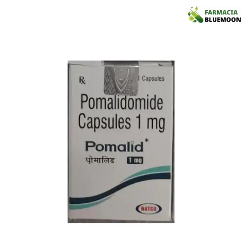 Pomalidomida 1 mg (Pomalid) x 21 Cápsulas - Medicamento Genérico para Mieloma múltiplo