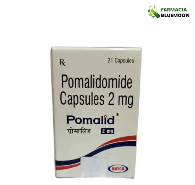 Pomalidomida 2 mg (Pomalid) x 21 Cápsulas - Medicamento Genérico para Mieloma múltiplo