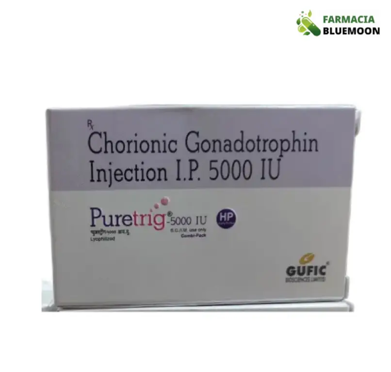 Puretrig AQ 5000UI Injeção – Gonadotrofina Coriônica Humana (hCG) (5000UI)