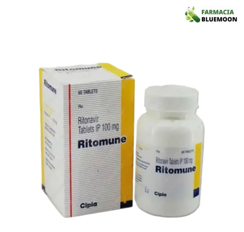 Ritonavir 100 mg (Ritomune) x 60 Comprimidos - Medicamento Genérico para Infecção Infecção por HIV