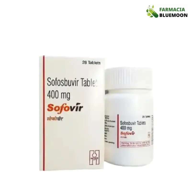 Sofosbuvir 400 mg (Sofovir) x 28 Comprimidos - Medicamento Genérico para Infecção Crônica por Hepatite C