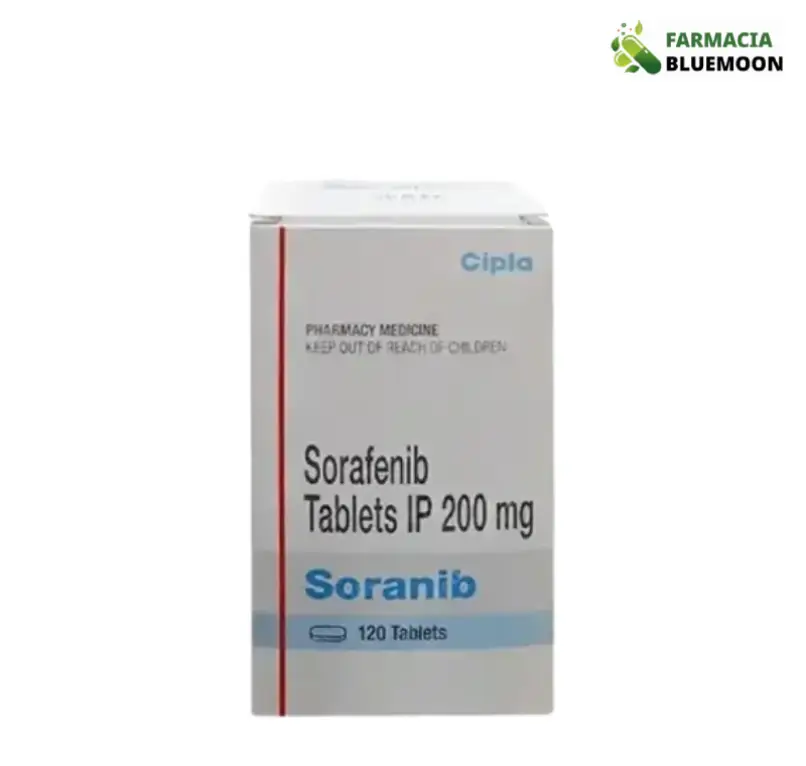 Sorafenibe 200 mg (Soranib) x 120 Comprimidos - Medicamento Genérico para Câncer de fígado, câncer de rim e câncer de tireoide