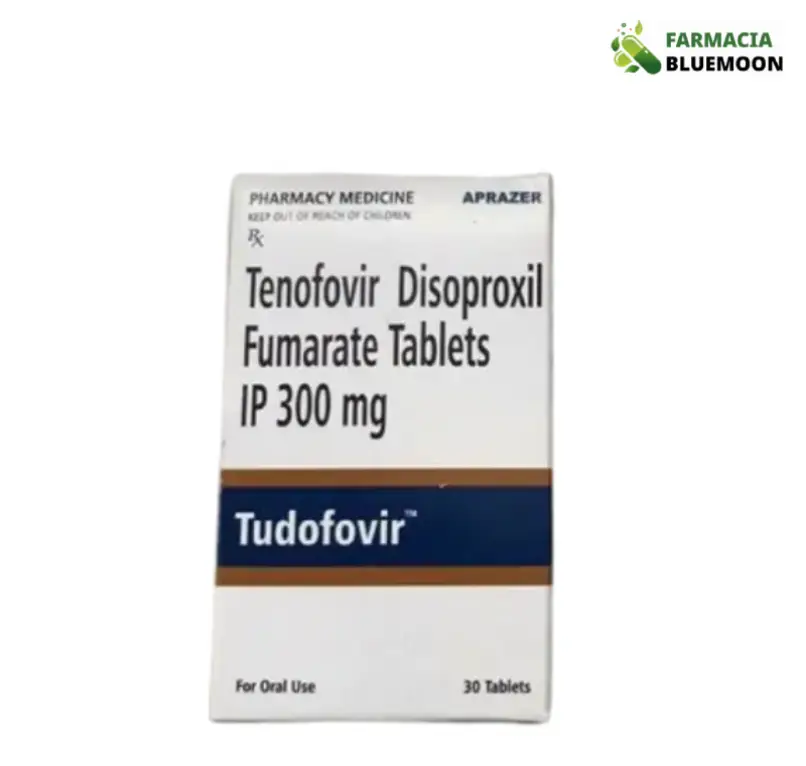 Tenofovir 300 mg (Tudofovir) x 30 Comprimidos - Medicamento Genérico para Câncer de Infecção por HIV-1