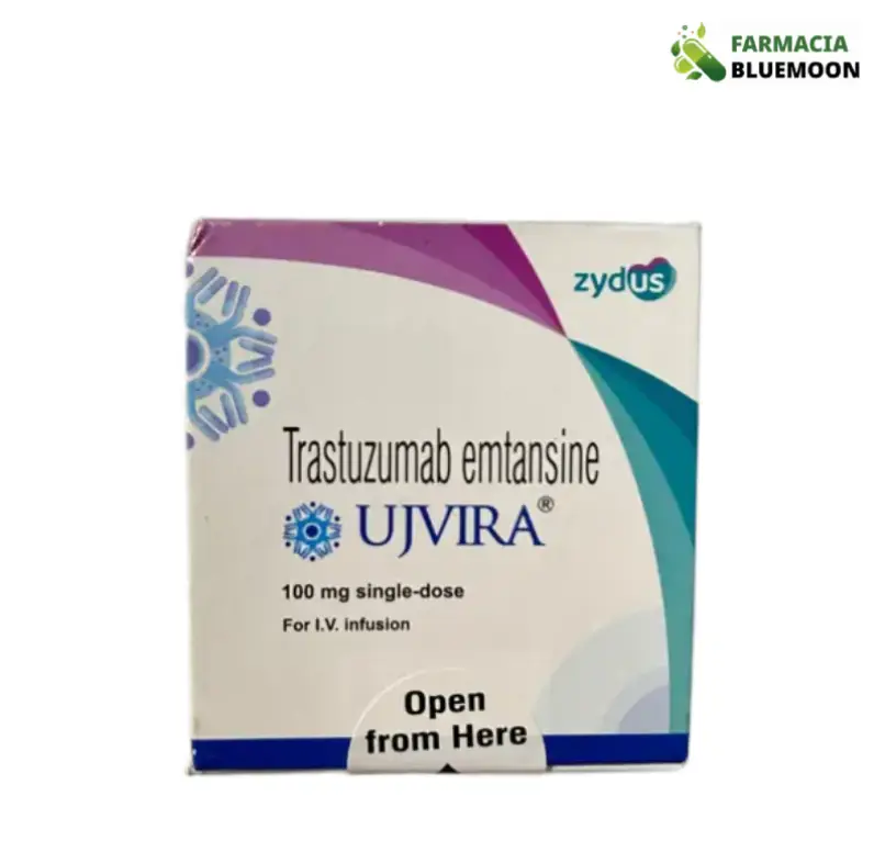 Trastuzumabe Emtansina 100 mg (Ujvira) Injeção - Medicamento Genérico para Câncer de mama HER2-positivo