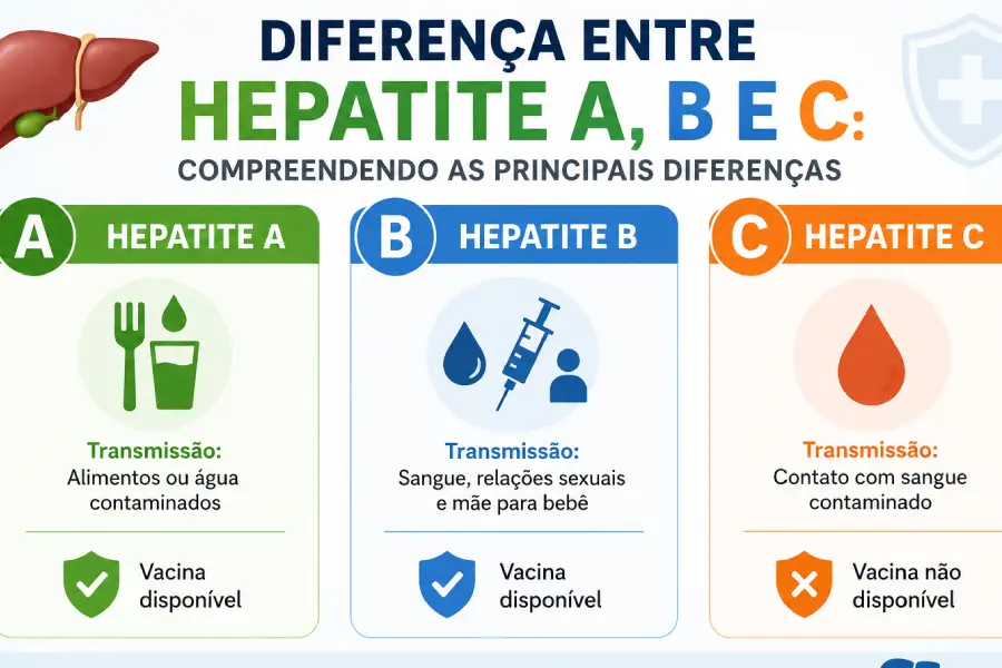 Diferença Entre Hepatite A, B, C: Compreendendo as Principais Diferenças